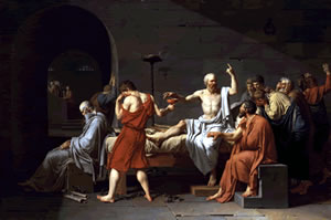 Mort de Socrates by J.L.David